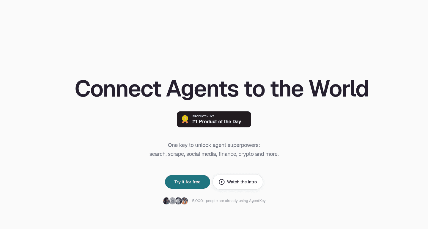 AgentKey Cta