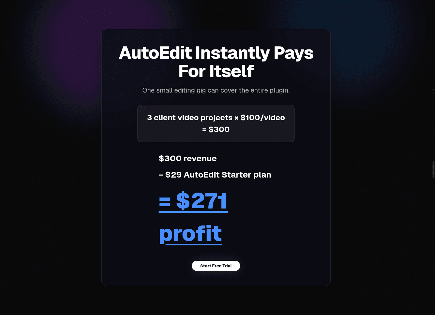 AutoEdit Cta