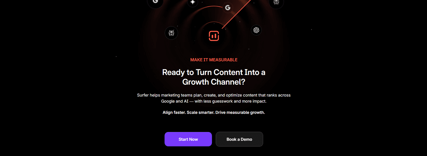 Surfer SEO Cta