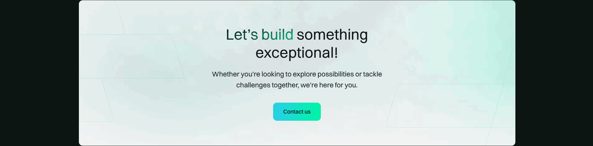 Low-scoring CTA section example — ZeBeyond