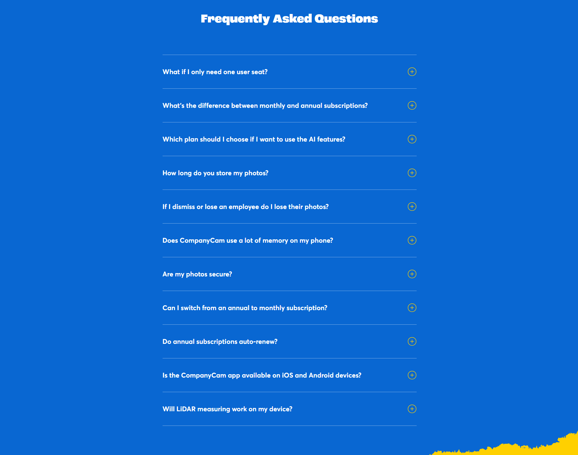 CompanyCam Faq