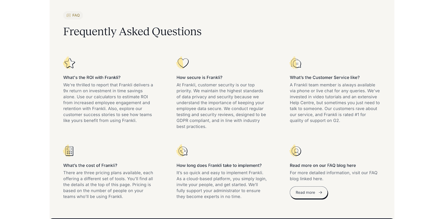 Frankli Faq