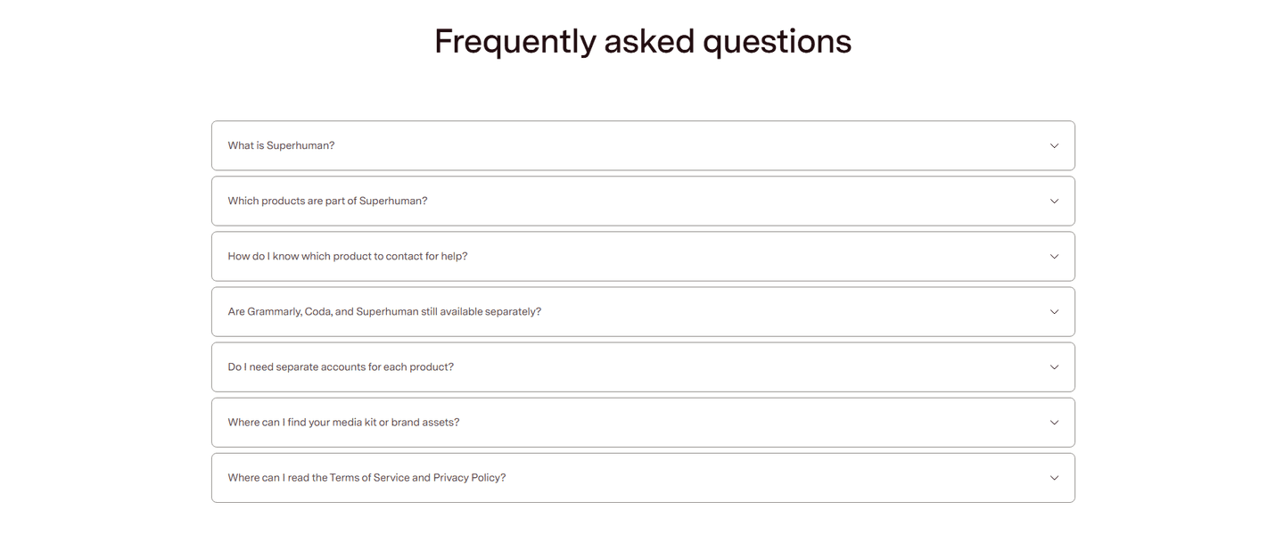 Superhuman Faq