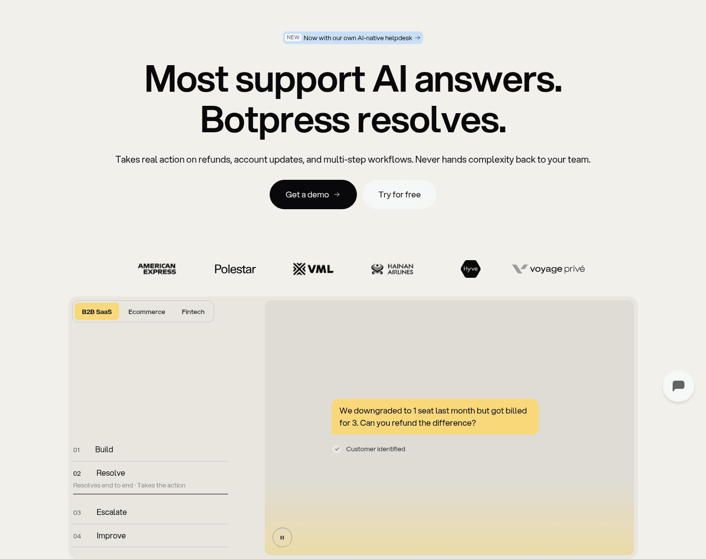 Botpress Hero