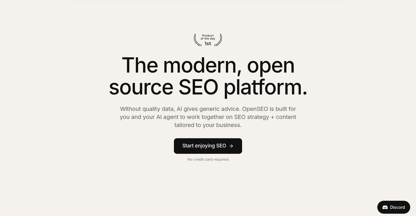 OpenSEO Hero