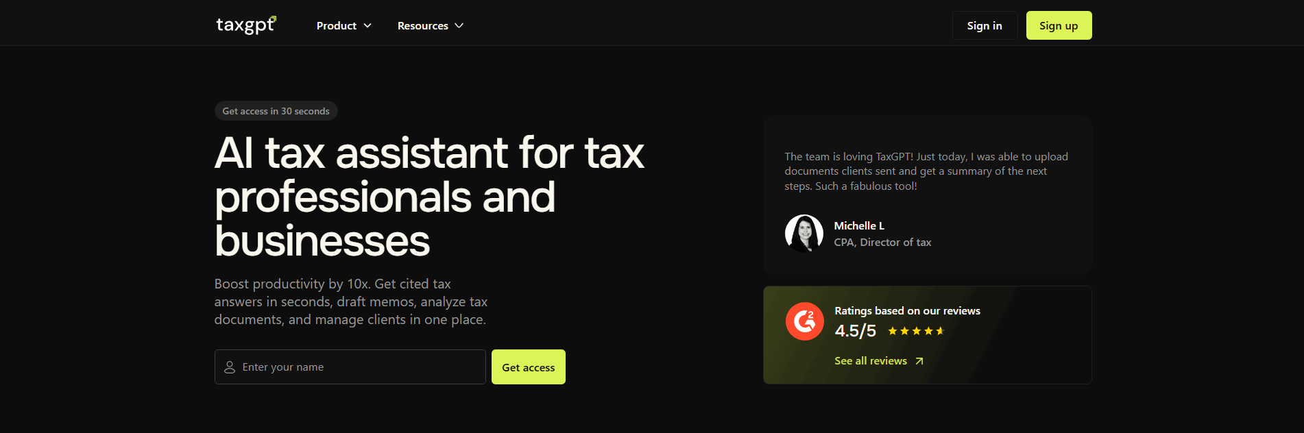 TaxGPT Hero