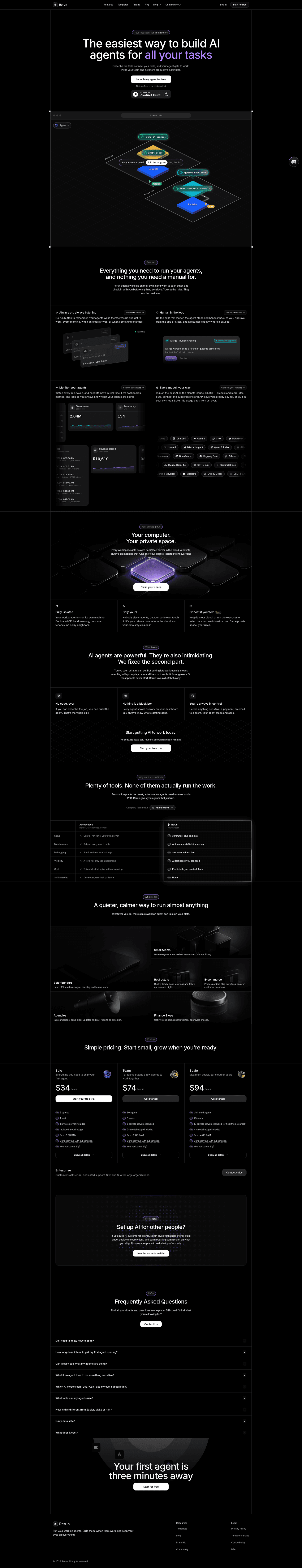 Rerun homepage