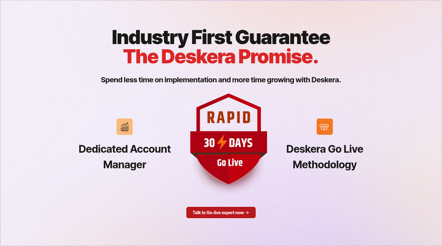 Deskera Cta section