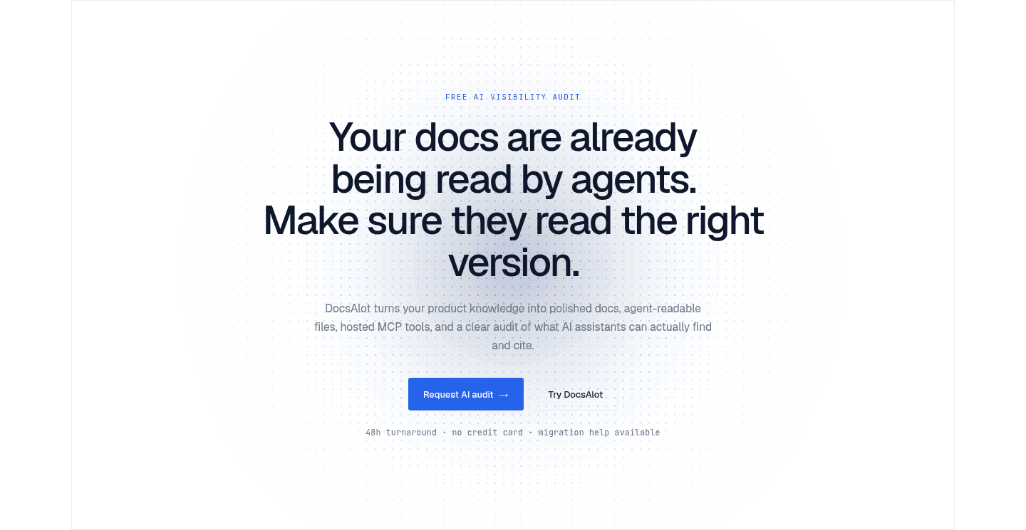 DocsAlot cta section