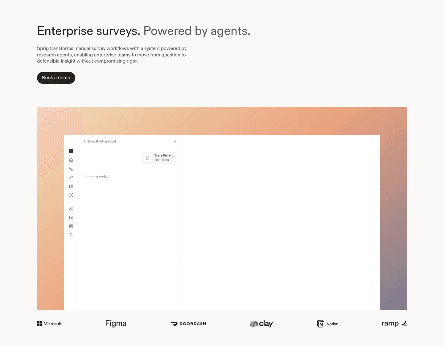 Sprig Cta section