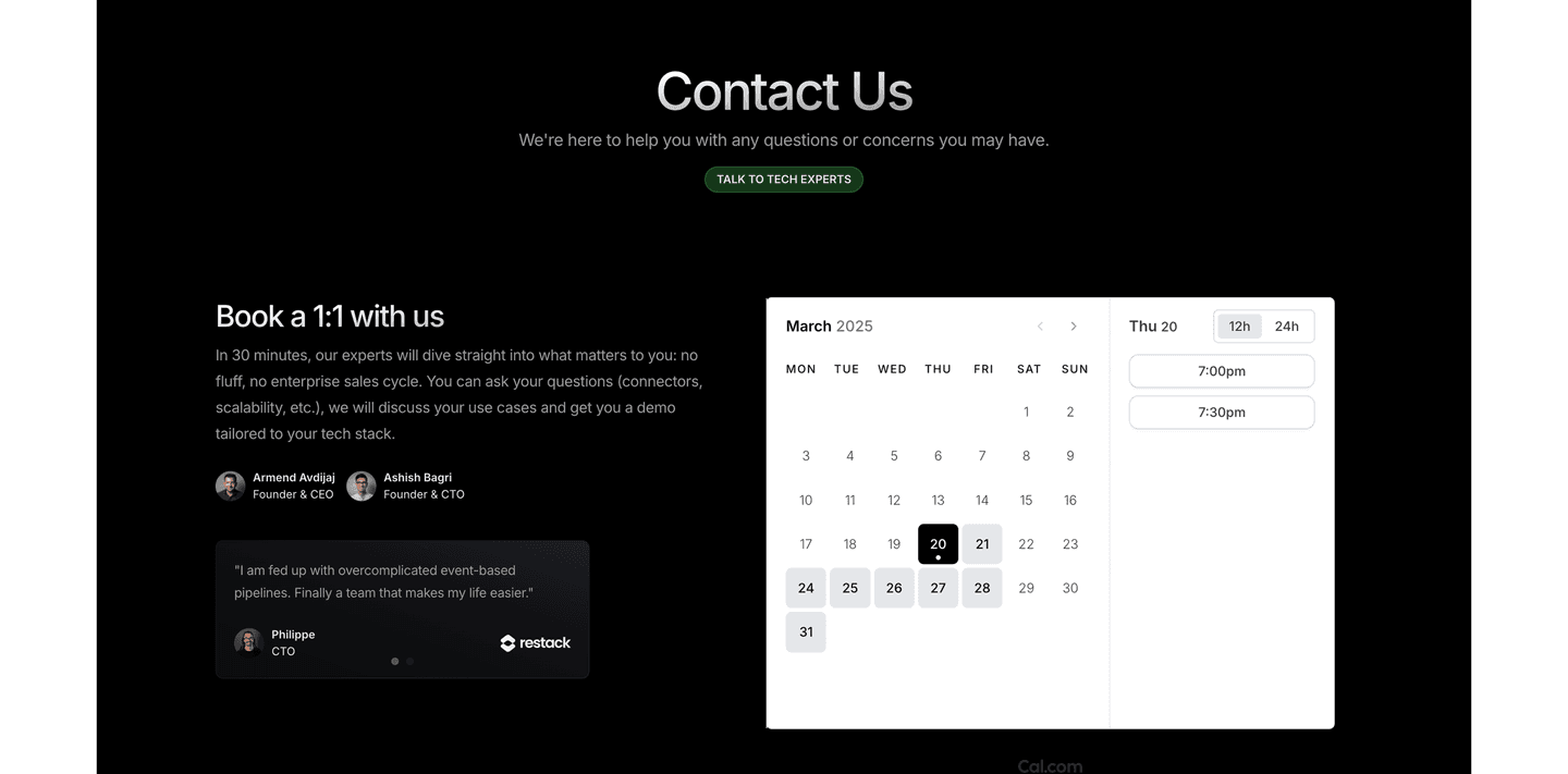 Cal.com Contact