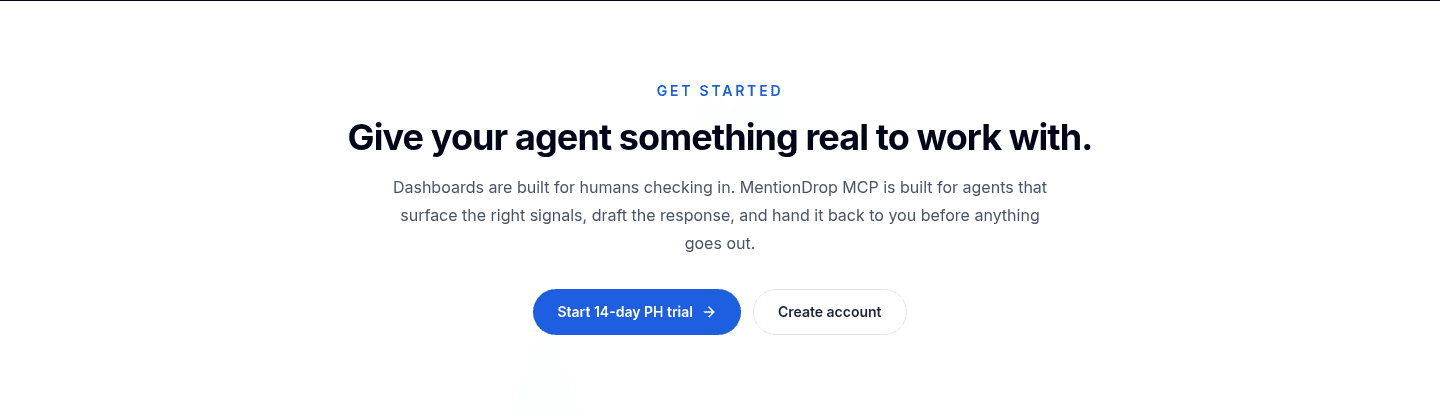 MentionDrop MCP Cta