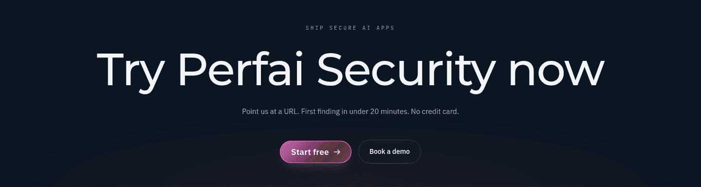 Perfai Security Cta