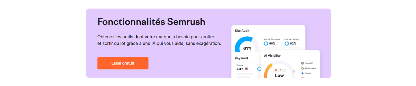 SEMrush Cta