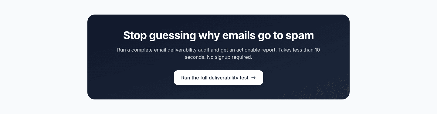mailX by mailwarm Cta