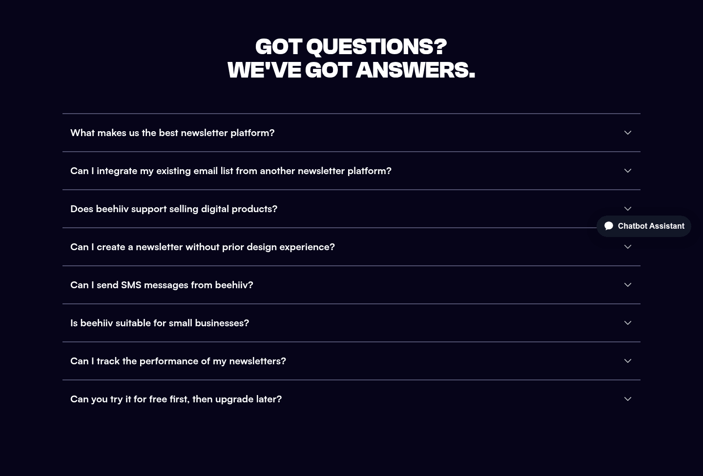 Behiiv Faq