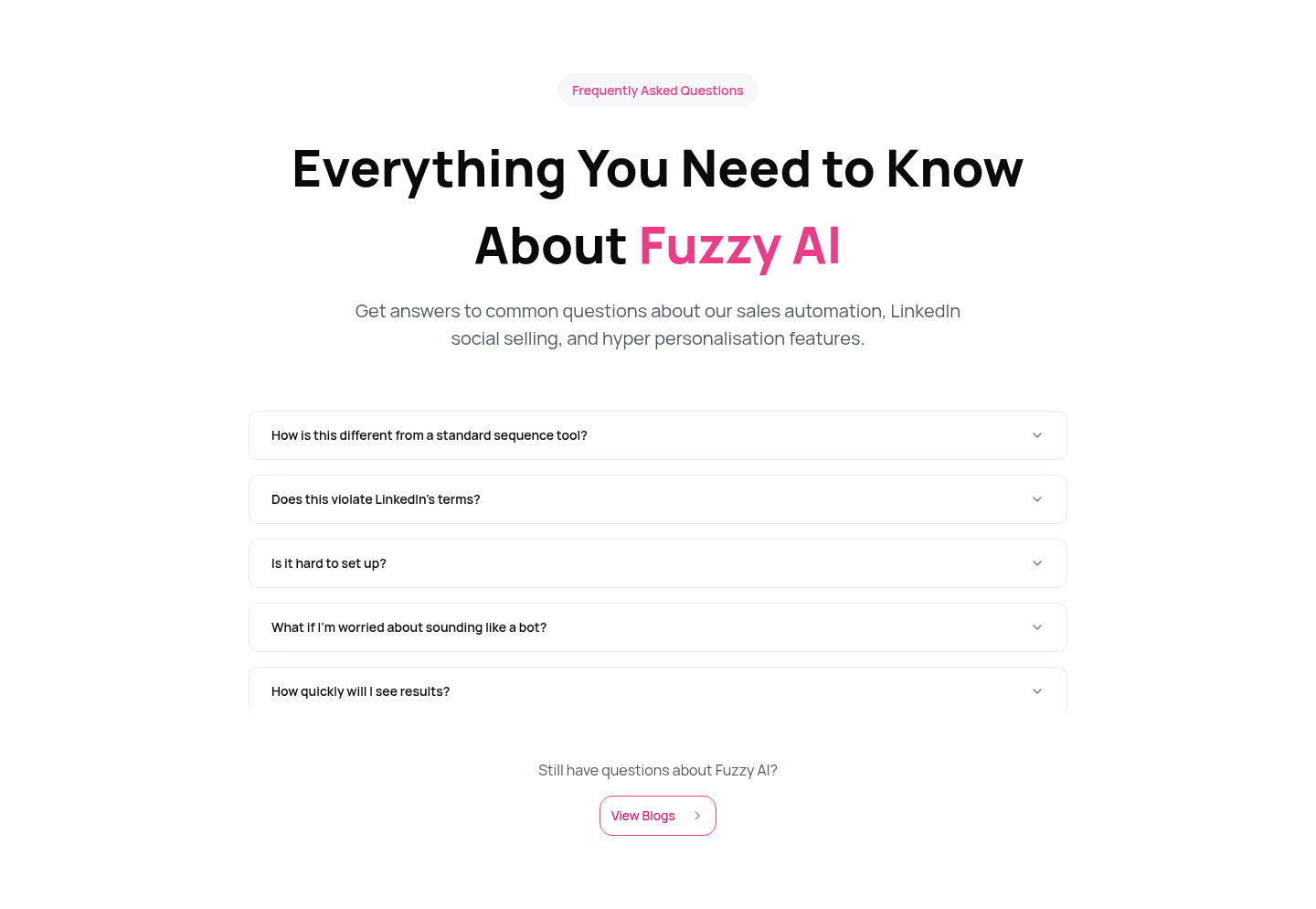 Fuzzy AI Faq