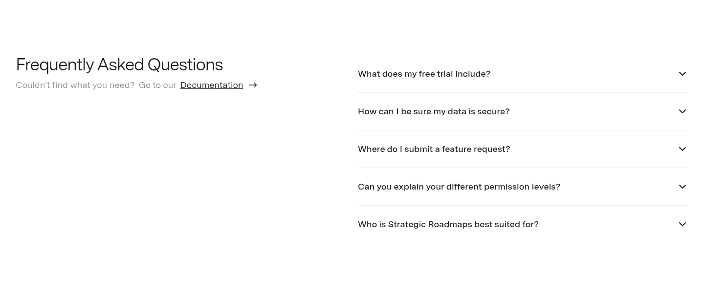 Roadmunk Faq