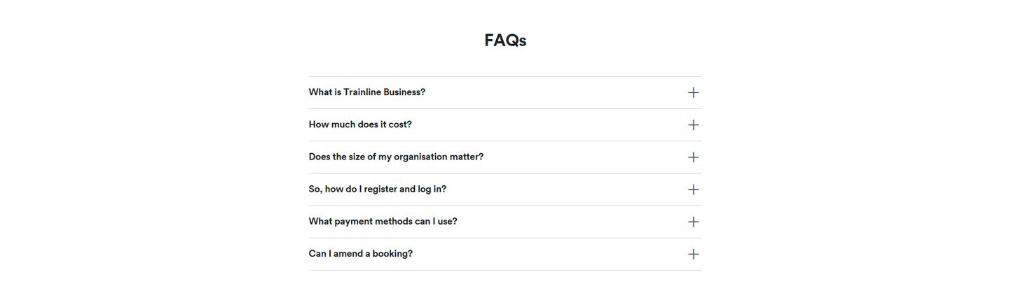 Trainline Faq