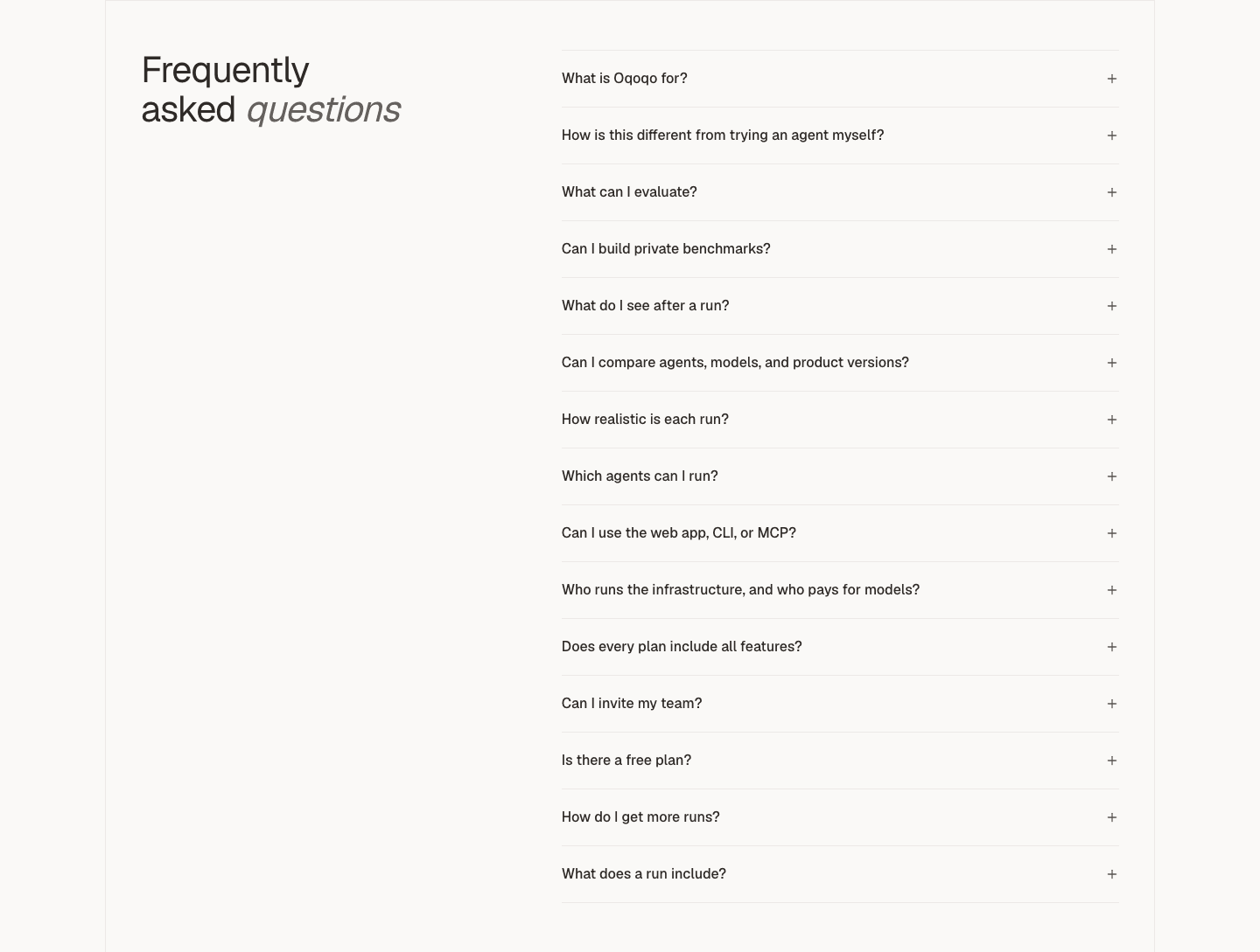 oqoqo Faq
