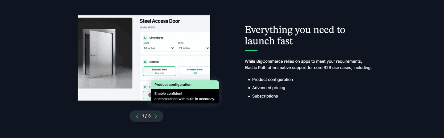 Elastic Path Features