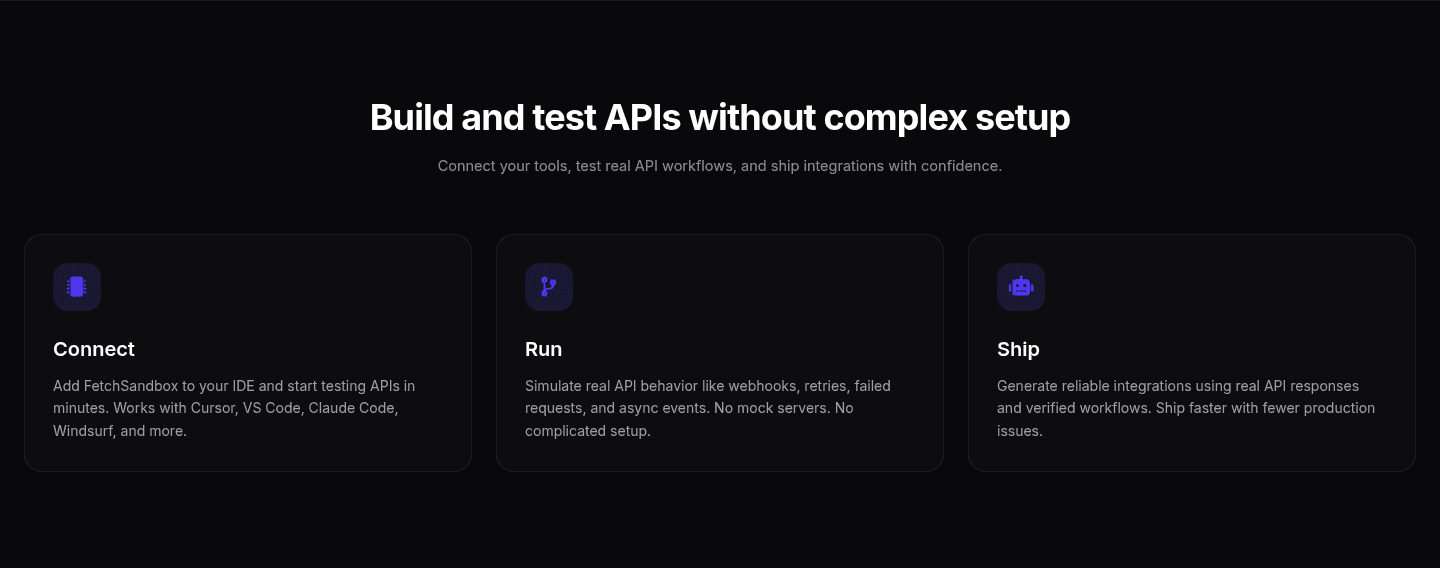 FetchSandbox Features