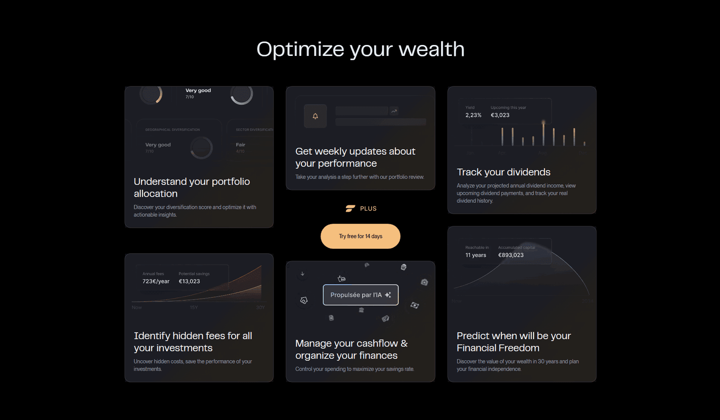 Finary Features