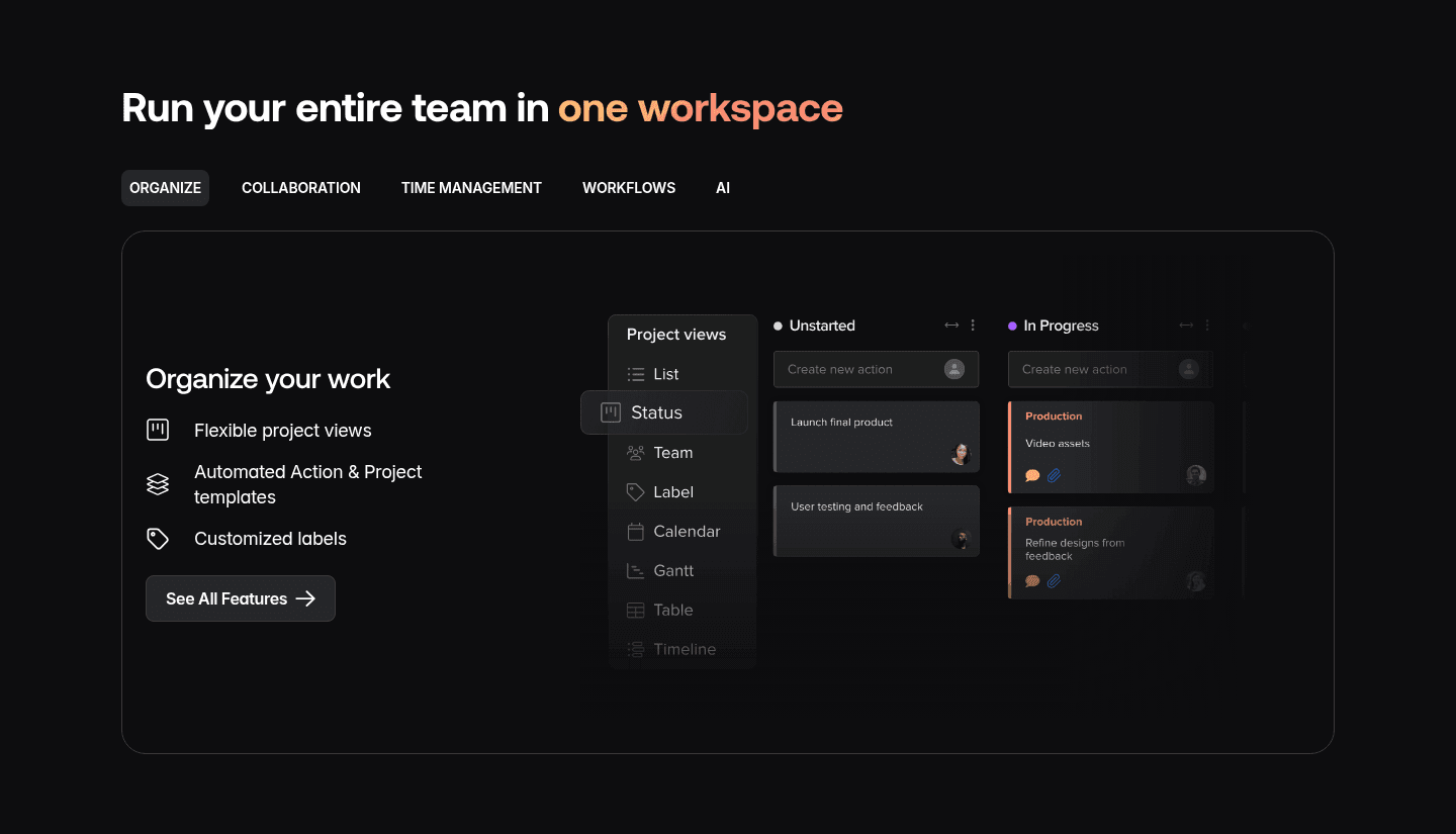 Hive Features