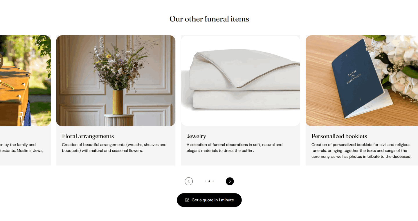 Inmemori Features