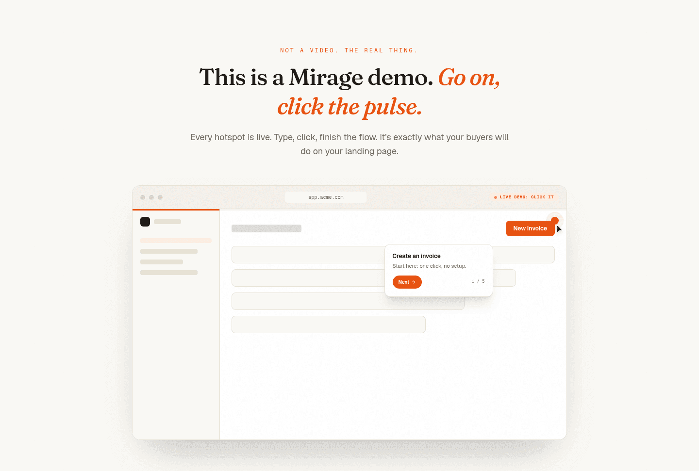 Mirage Features