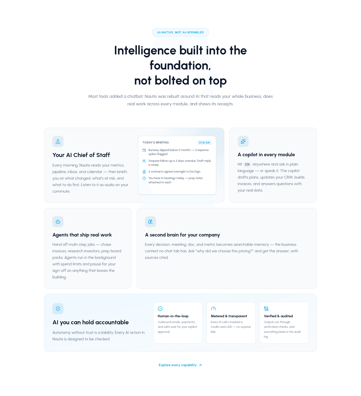 Nautis Features