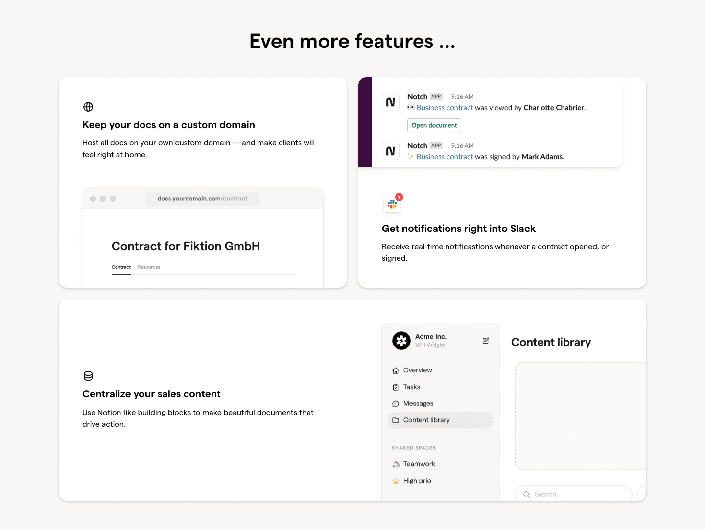 Notch Features
