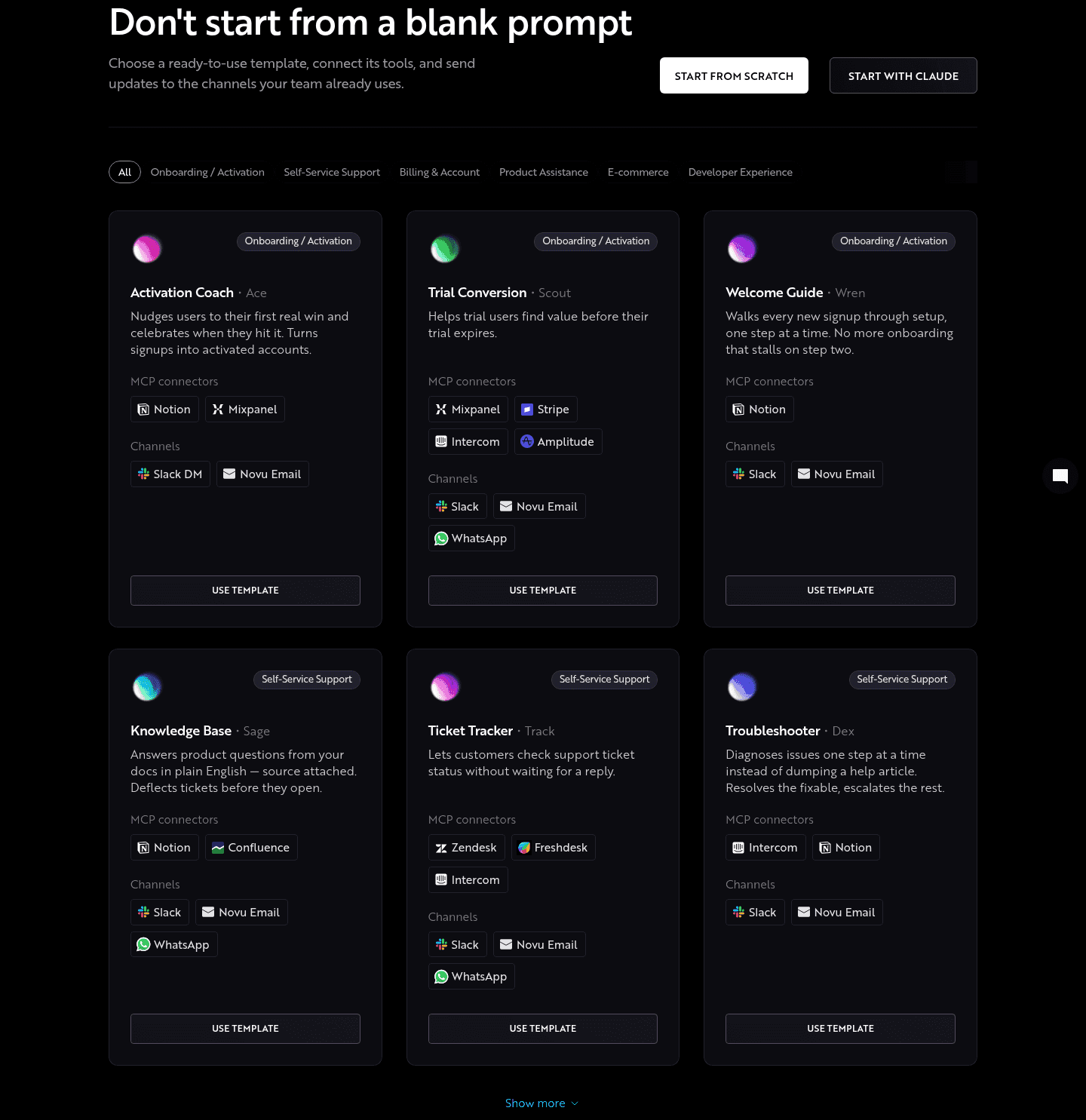 Novu Connect Features
