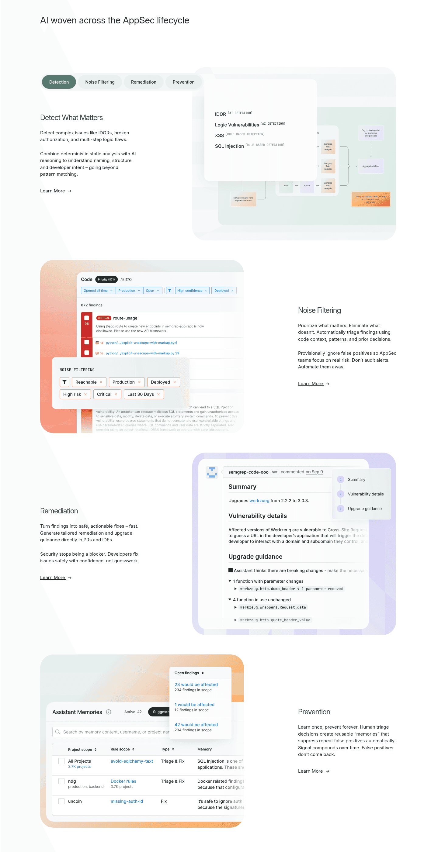 Semgrep Features