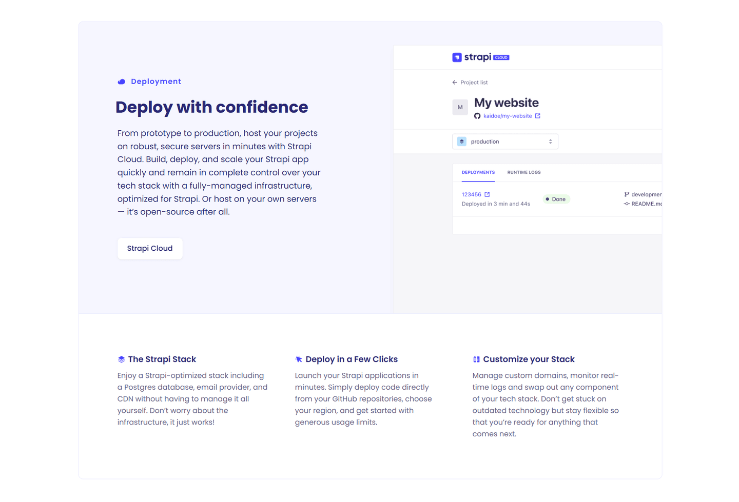 Strapi Features