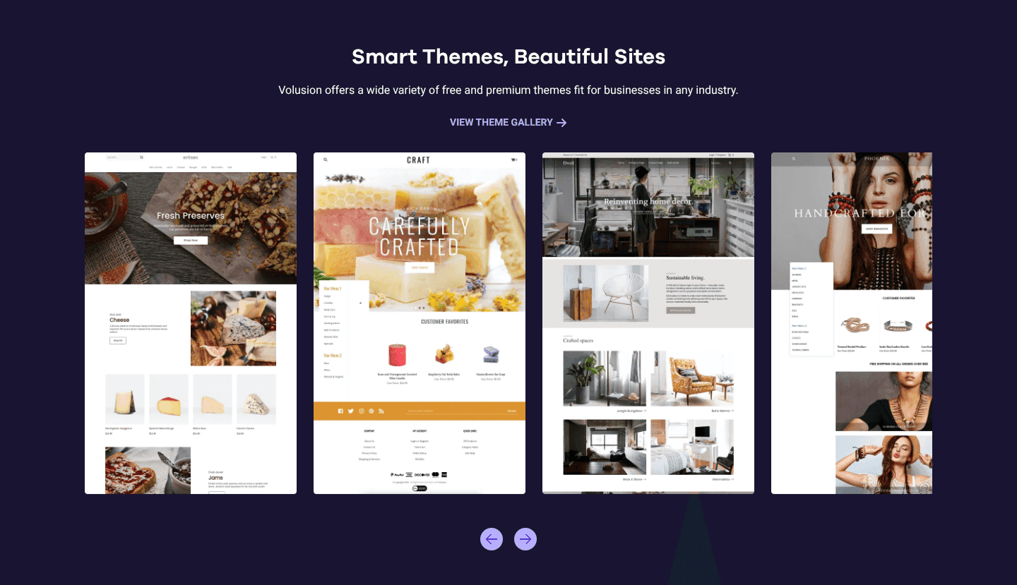 Volusion Features