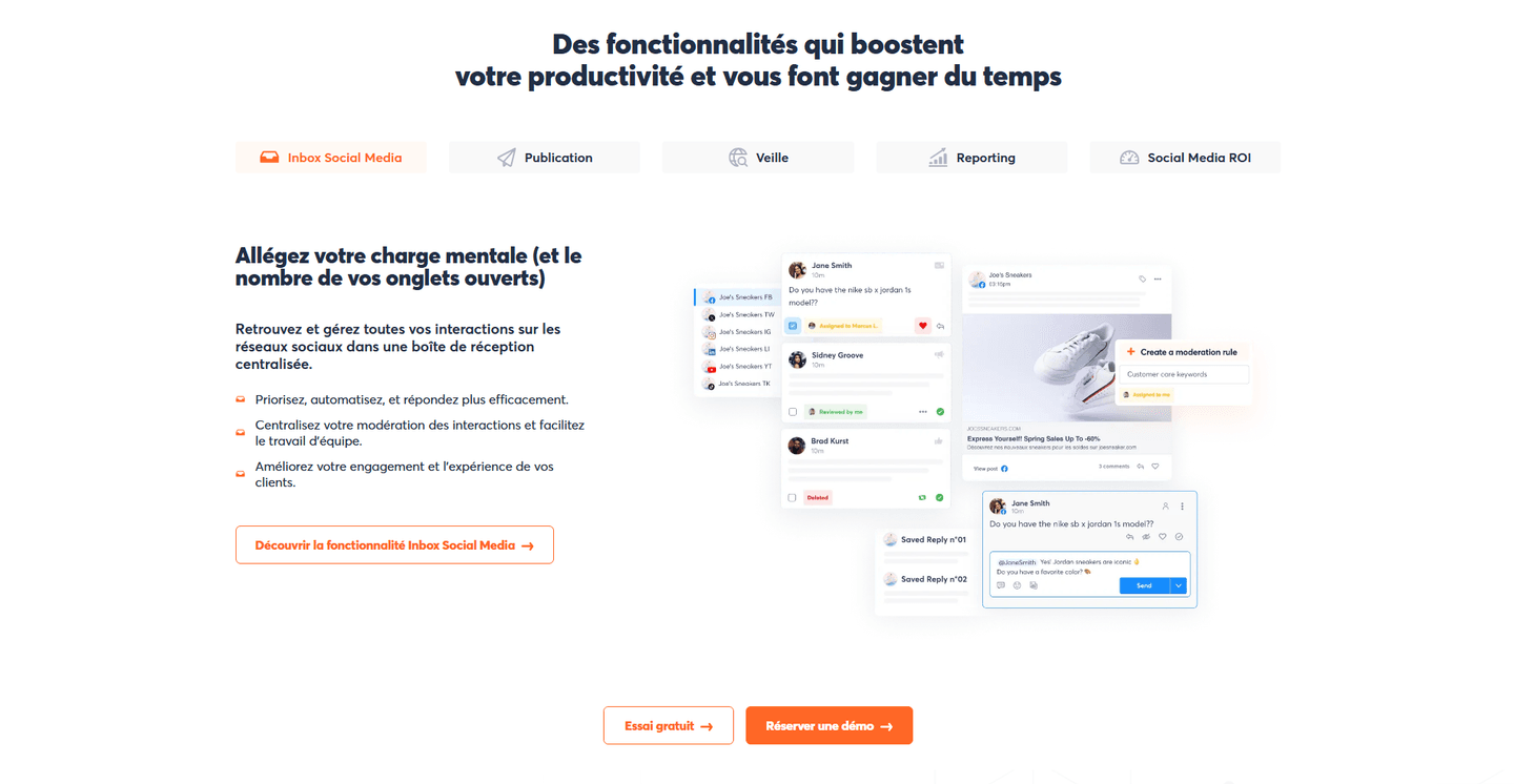Agorapulse Features