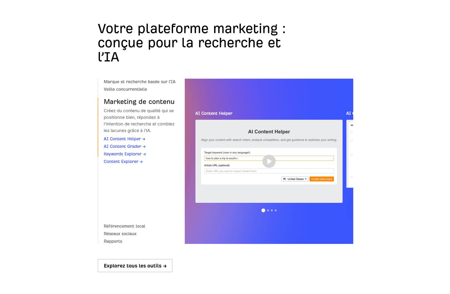 Ahrefs Features