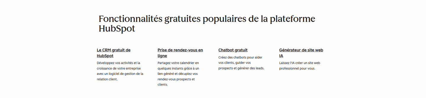 HubSpot Features