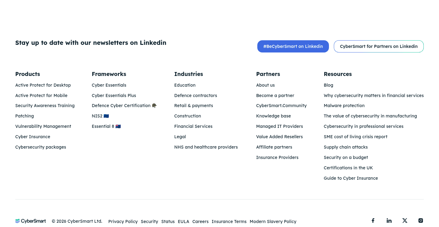 Cybersmart Footer