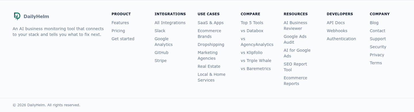 DailyHelm Footer