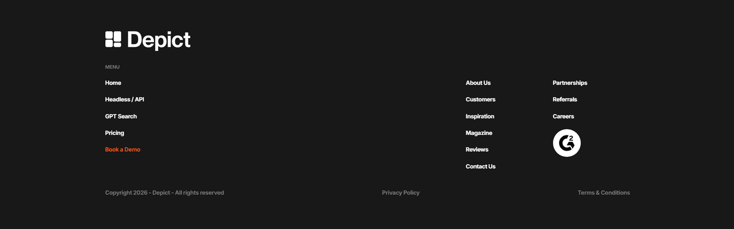 Depict Footer