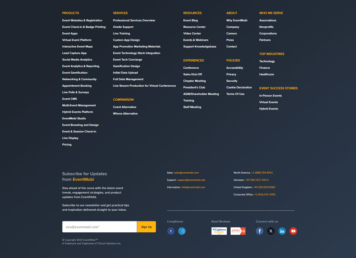 Eventmobi Footer