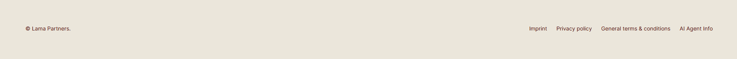 Lama Partners Footer