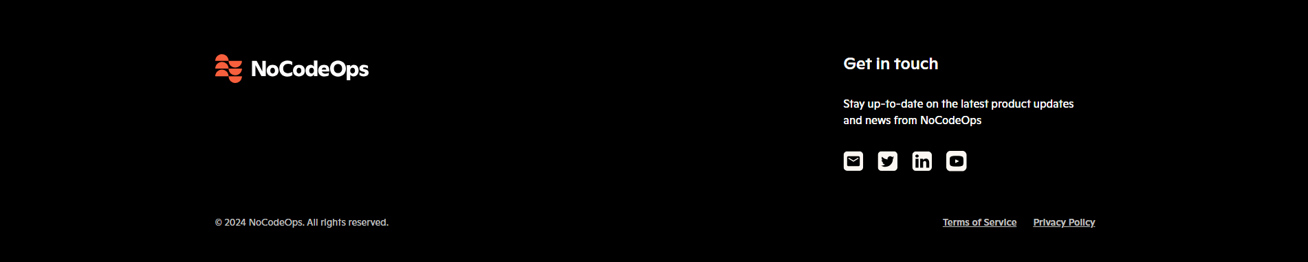 NoCodeOps Footer