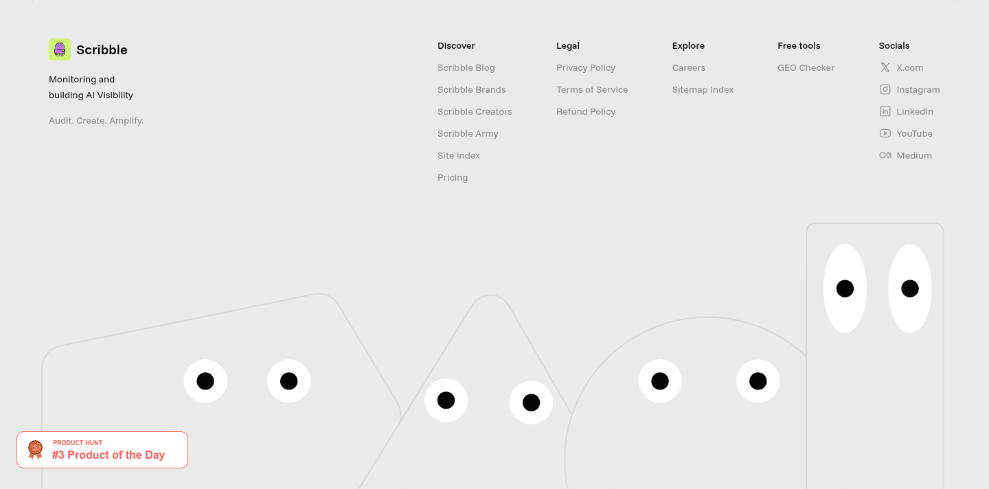 Scribble Network Footer