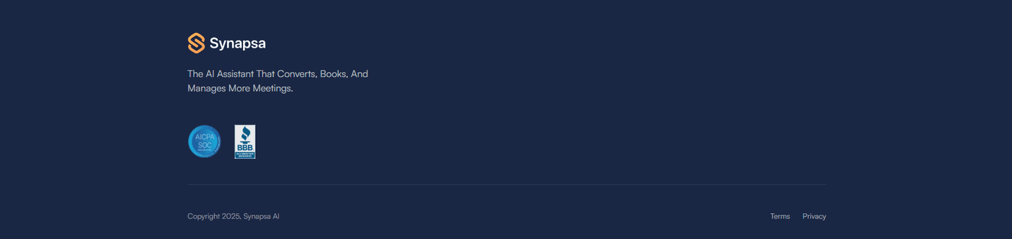 Synapsa Footer