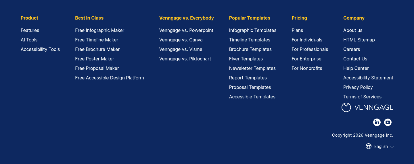 Venngage Footer