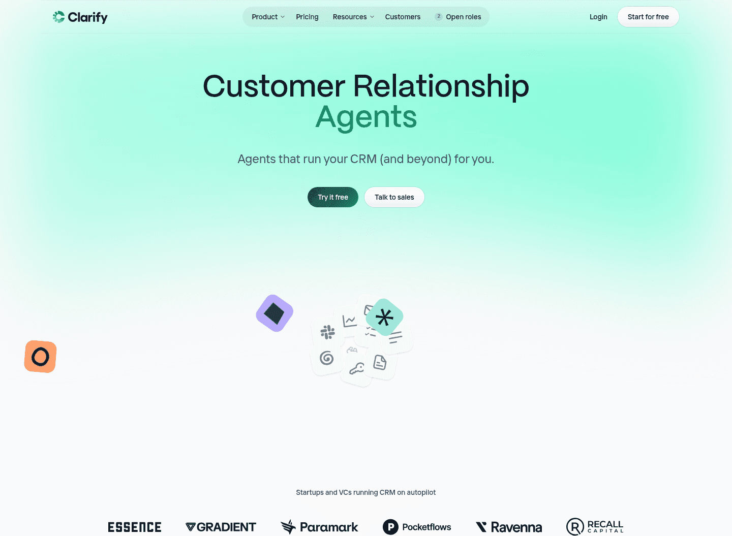 Customer Relationship Agents by Clarify Hero