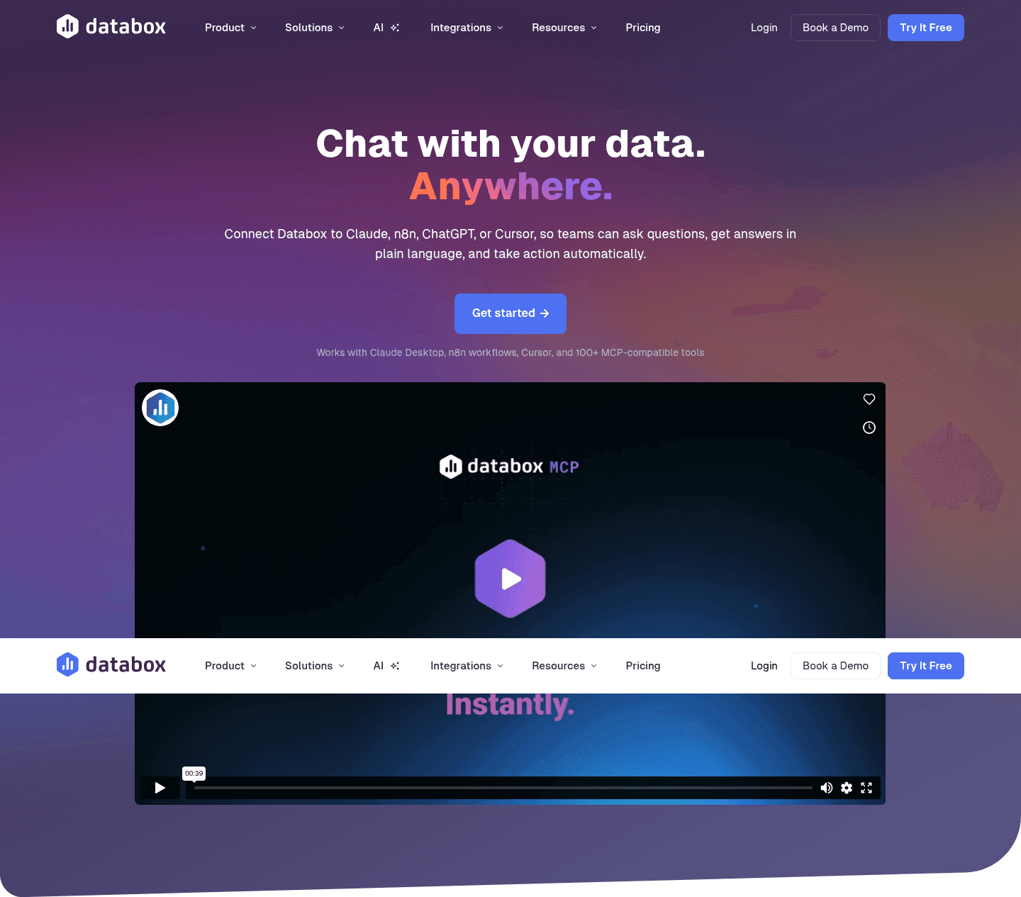 Databox MCP Hero